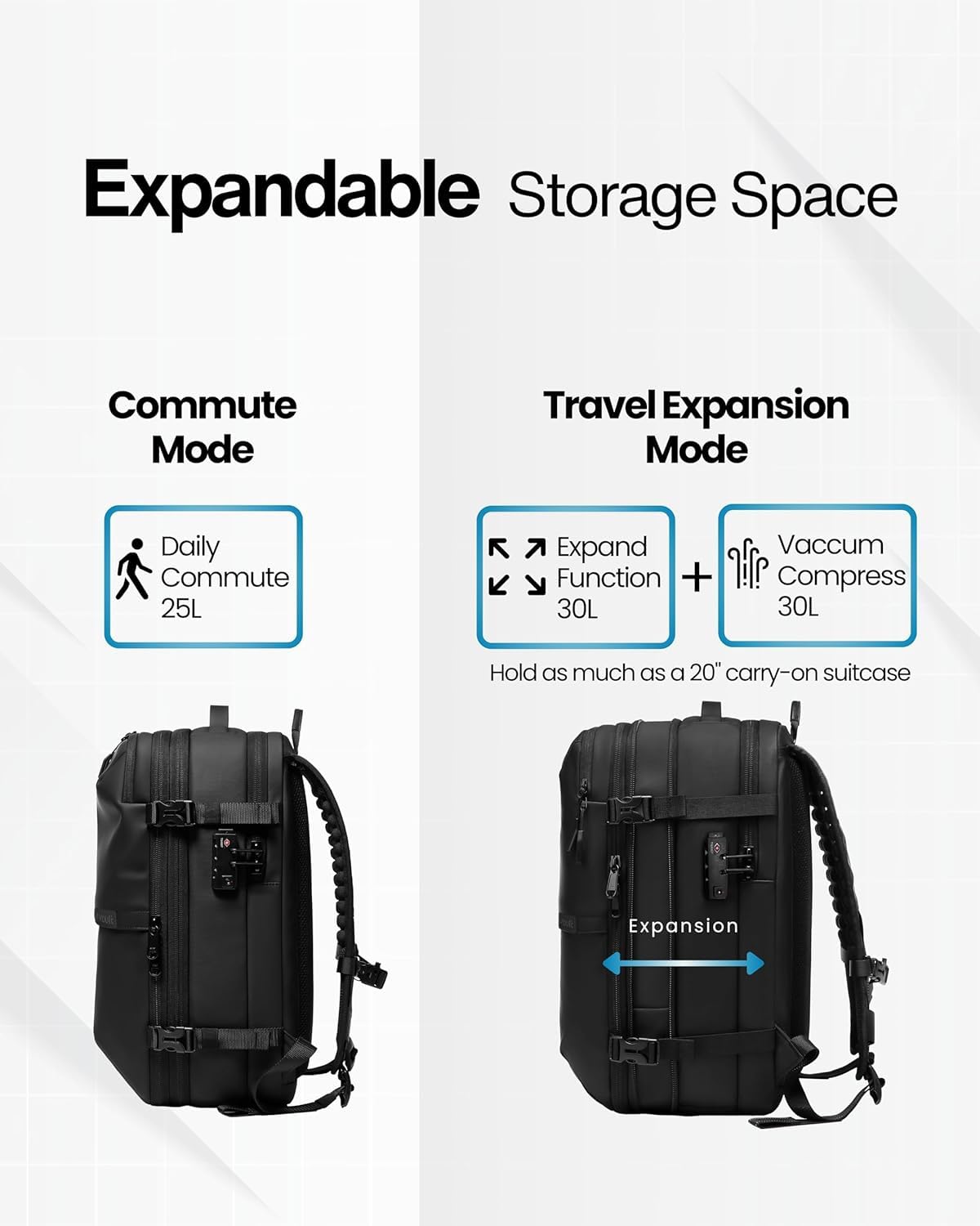Vacuum Seal Travel Backpack